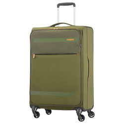 American Tourister Herolite Lifestyle 4-Spinner Wheel 67cm Suitcase Khaki
